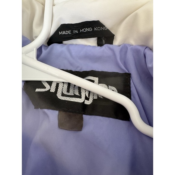 Vintage Purple Ski Suit Set Snuggler Bibs Overalls Jacket Coat Large Medium - Picture 7 of 11